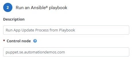 Ansible control node screenshot